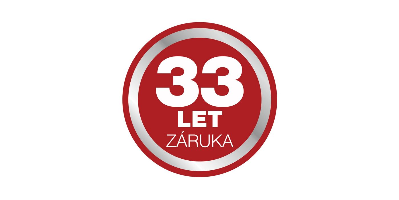 33 let záruka