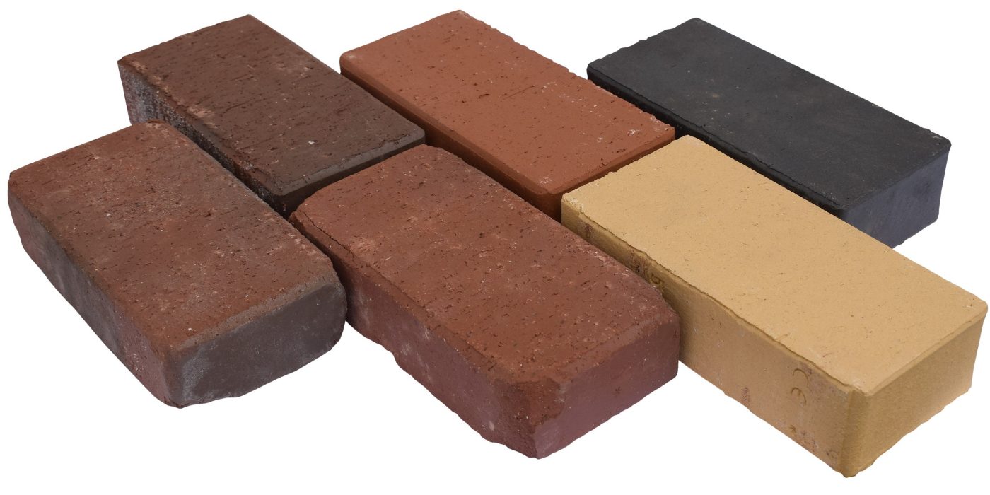 Cihlová dlažba Penter - kombinace - sestava