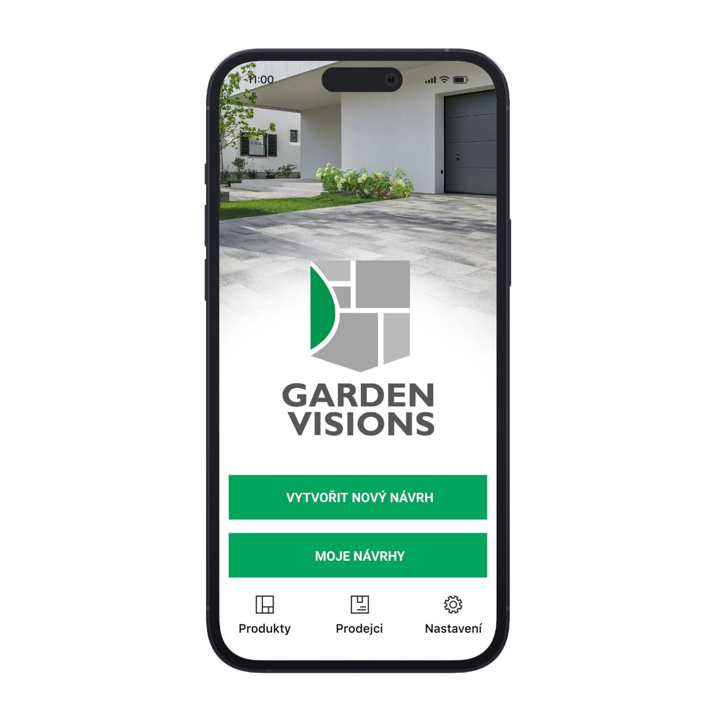 Mobilní aplikace GardenVisions pro dlažbu Semmelrock