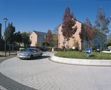 Foto realizace dlažba Citytop systém Einstein šedá