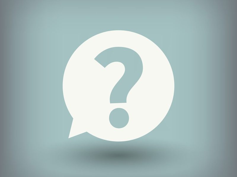 Foto otázky a odpovědi otazník