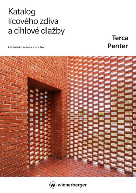 Titulní strana pro Katalog Terca a Penter (ilustrativní) - lícové cihly a obkladové pásky Terca a cihlová dlažba Penter