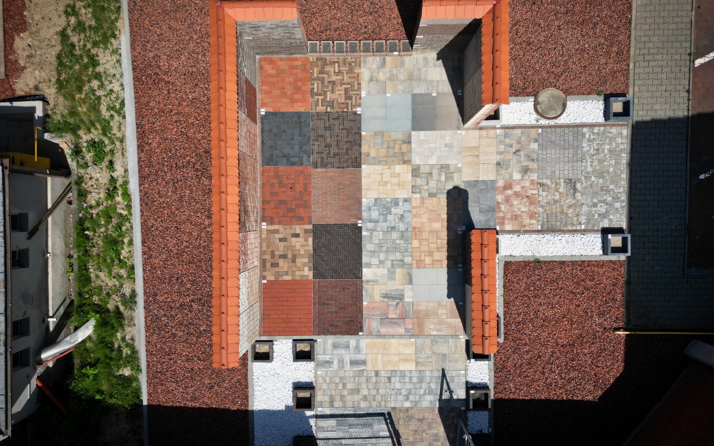 Lícové cihly a obkladové pásky Terca v showroomu Jirčany u Prahy