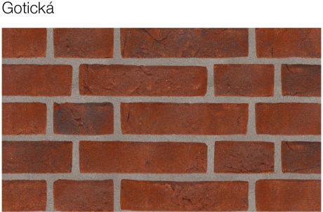 Vazba - Gotická | Lícové cihly a pásky Terca | Fasády