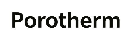 Porotherm logo on transparent background