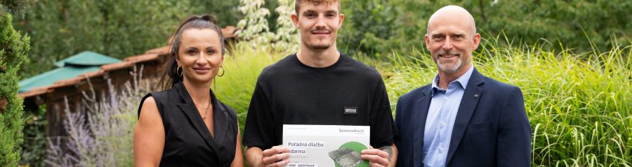 Předání poukazu Soutěže o pořádnou dlažbu Semmelrock 2025 | wienerberger