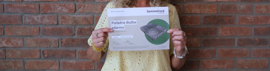Losování soutěže o pořádnou dlažbu Semmelrock 2025 | wienerberger
