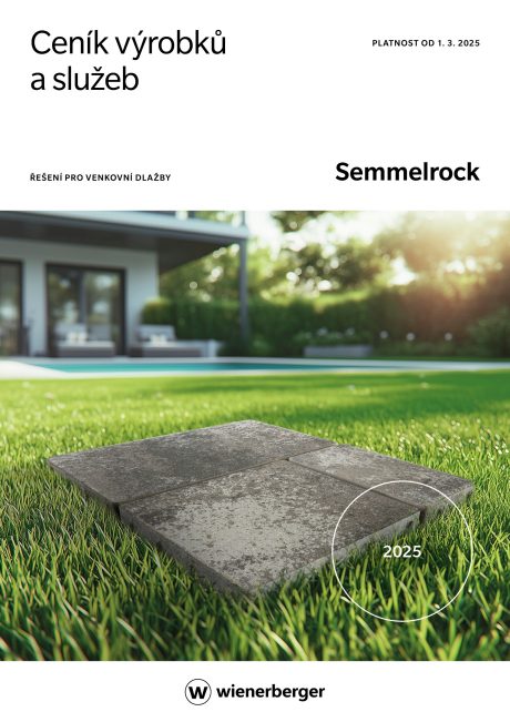 Ceník Semmelrock 2025 Titulní fotka