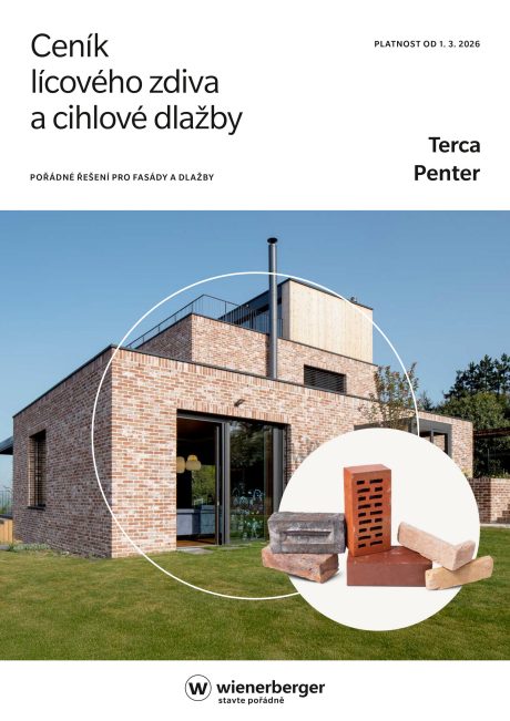 Titulní stránka ceníku Terca a Penter (B2C)