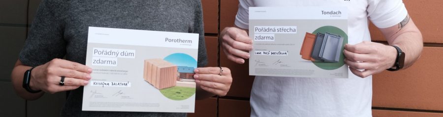 Vyhlášení soutěží Porotherm a Tondach 2025