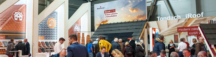 Foto z veletrhu Střechy Praha 2023
