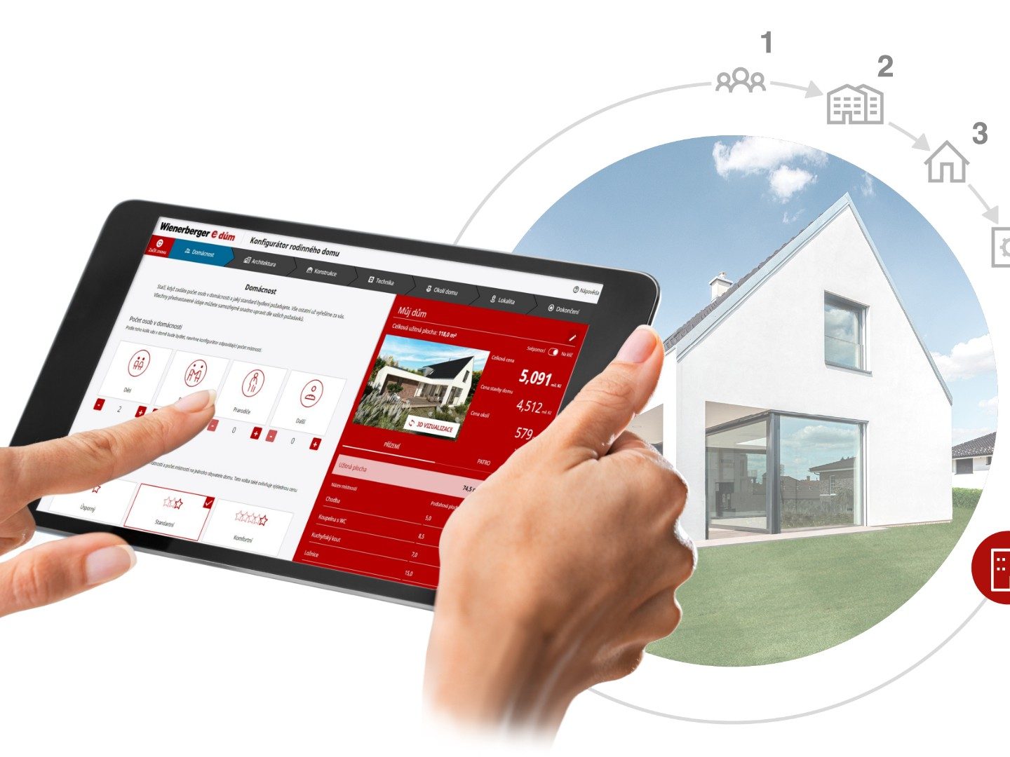 Konfigurátor domu - Hero banner | Wienerberger