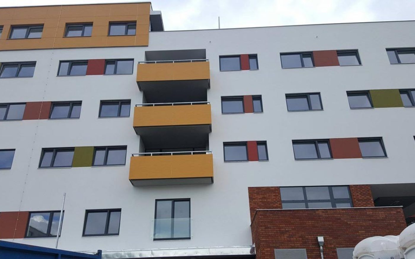 Bytový dům Nový Lískovec Brno 2017  - Porotherm 36,5 Profi - Porotherm 30 Profi - Porotherm 25 AKU SYM - Porotherm 20 AKU SYM - Porotherm 14 Profi on DBM - Porotherm 8 Profi DRYFIX - Porotherm 11,5 AKU