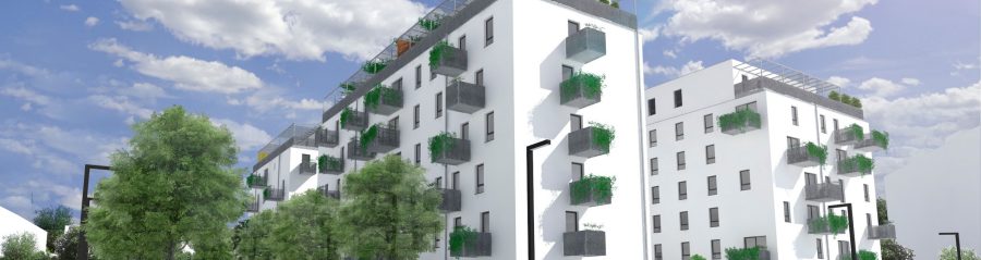 Rezidenční park Nová Wolkerova v Olomouci - Porotherm 25 AKU SYM - P15 - Porotherm 11,5 AKU - P15 - Porotherm 8 - P10