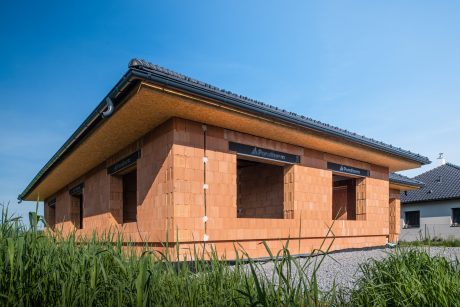 Fotografie hrubé stavby rodinného domu - Jihočeský kraj 2022