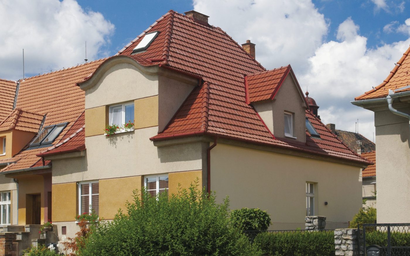 Reference produktů Tondach 2009 Francouzská 14 Engoba červená