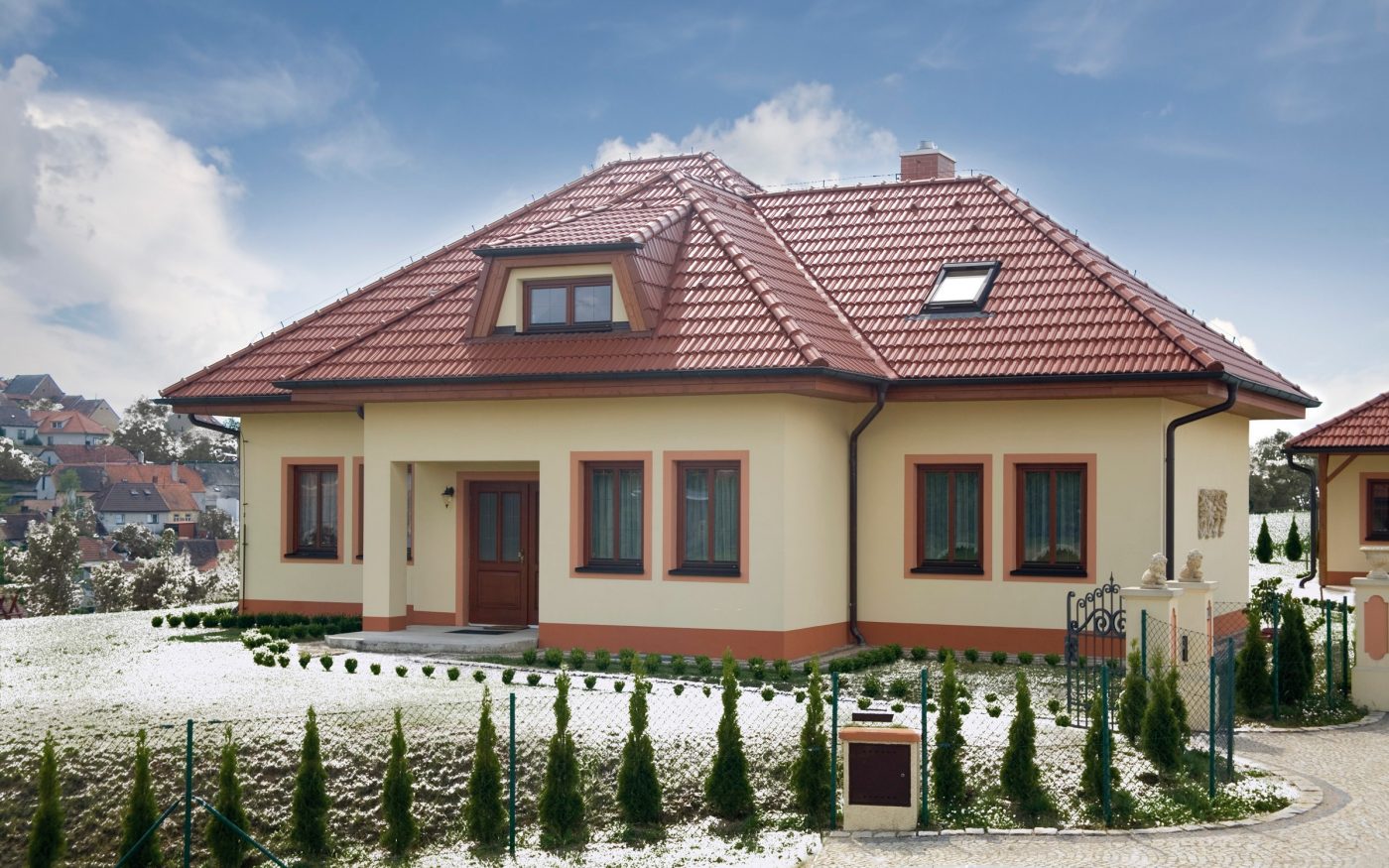 Reference produktů Tondach 2007 Falcovka 11 Engoba měděná