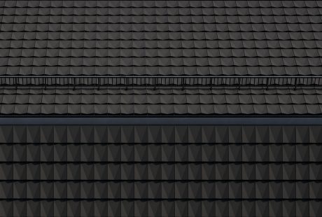 Střešní taška Tondach V9 | Vizualizace detail střechy