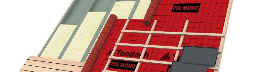 3D vizualizace - Podstřešní konstrukce Tondach