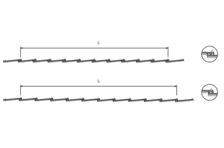 Střední krycí délka 2 | Laťování Tondach