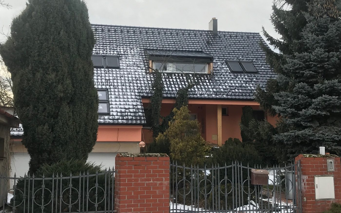 Zasněžená střecha Tondach | Sníh na střeše Tondach