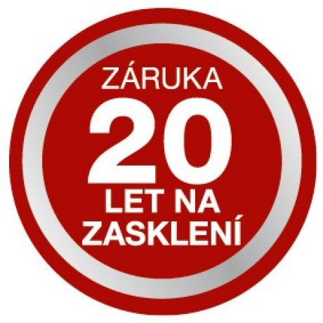 Ikona - záruka 20 let na zasklení