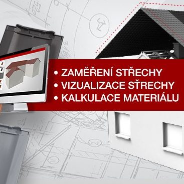 Aplikace na zaměření a vizualizaci střechy