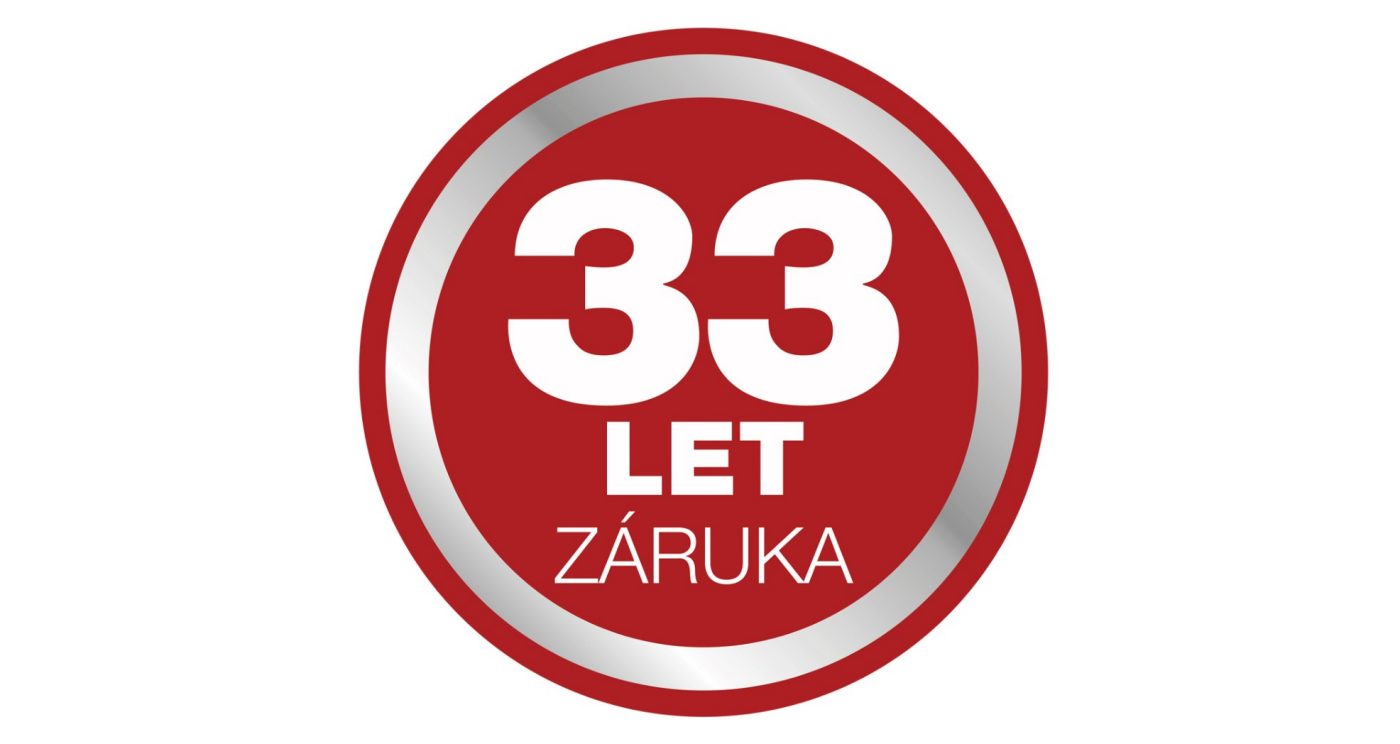 Logo záruka All Inclusive - 33 let (pečeť) | Tondach