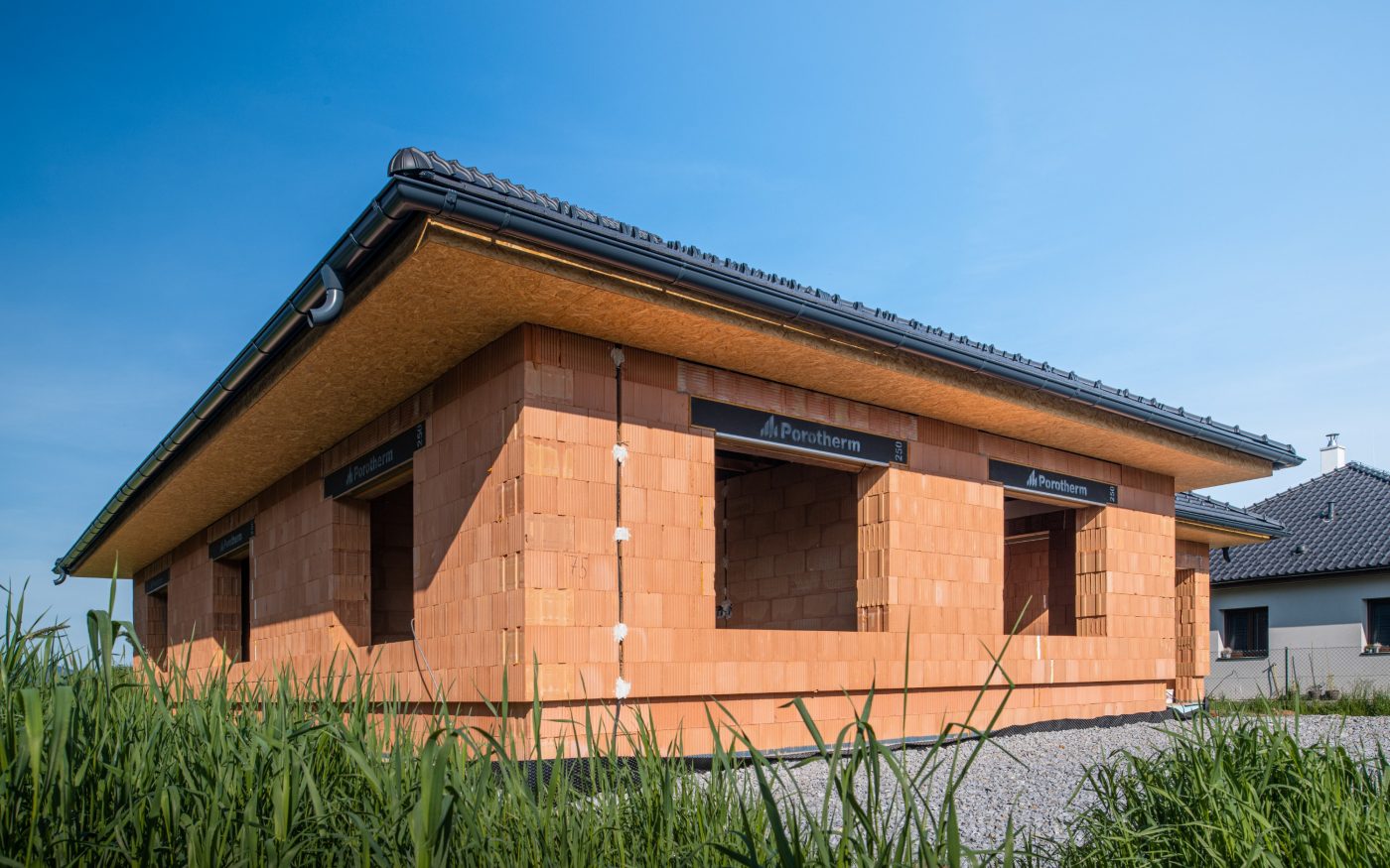 Fotografie hrubé stavby rodinného domu - Jihočeský kraj 2022