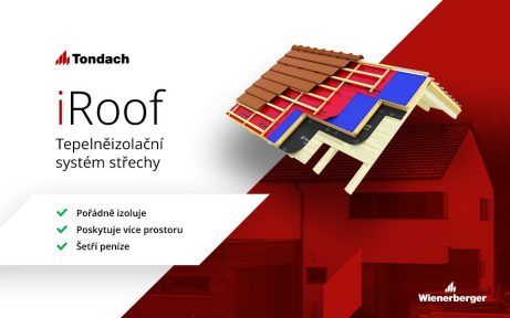 Obrázek s vizualizací Tondach iRoof - tepelněizolační systém střechy Tondach
