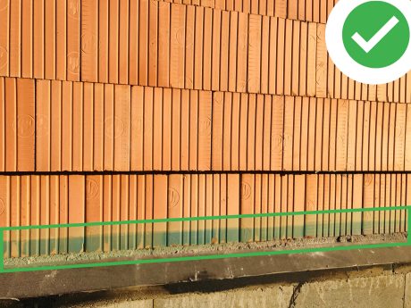 Soklové cihly - hrubá stavba