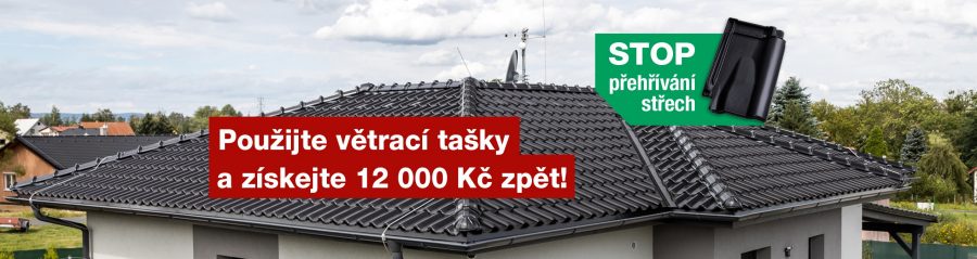 Hero banner - Větrací tašky ZDARMA