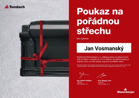 Šťastným výhercem se stal: Jan Vosmanský