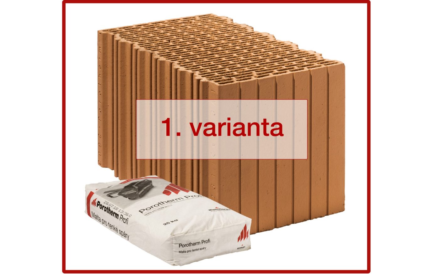 Cihla Porotherm 44 Profi se vyřazuje
