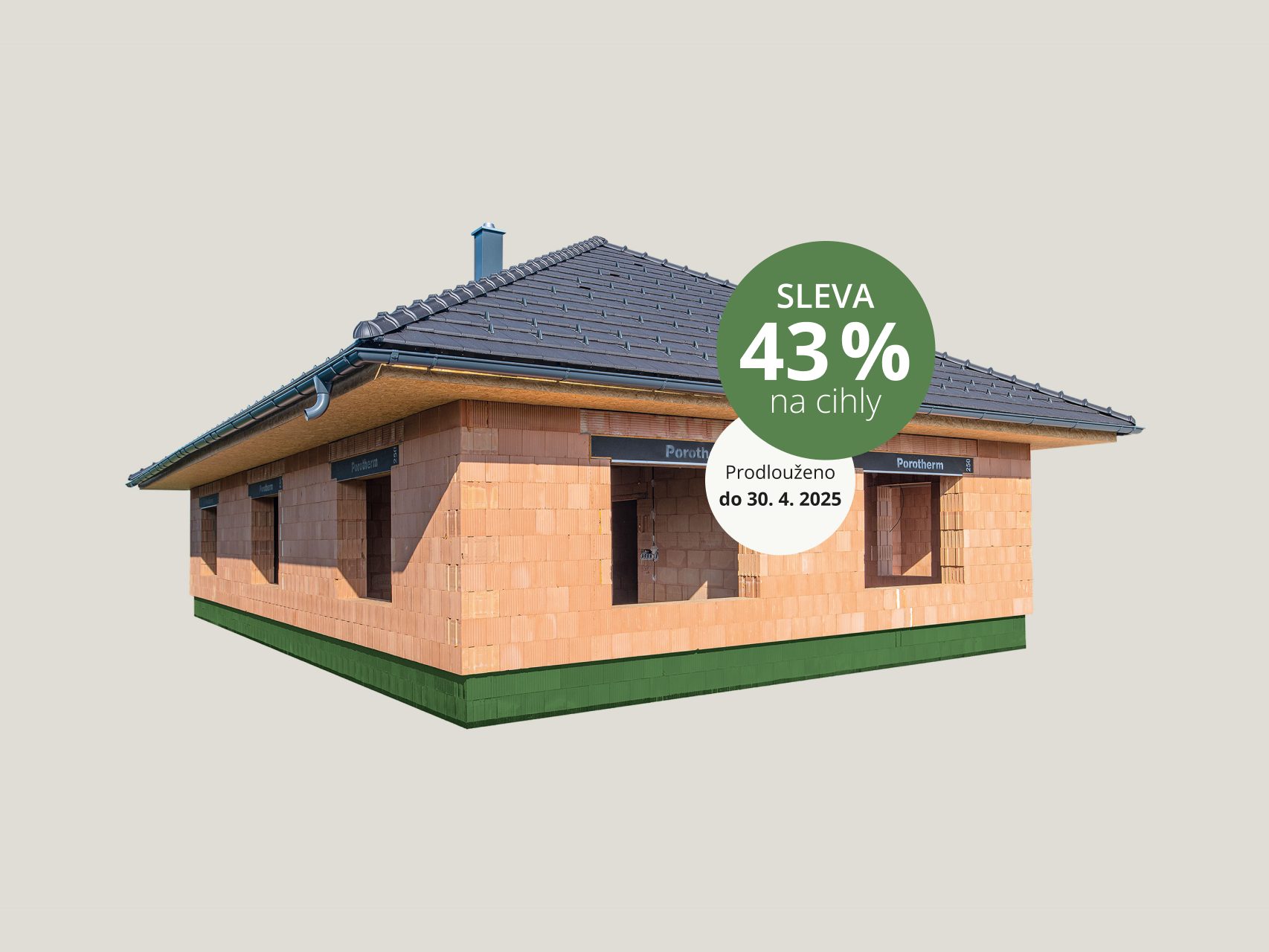 Jarní akce Porotherm SOKL25 - prodloužení akce do 30. 4.