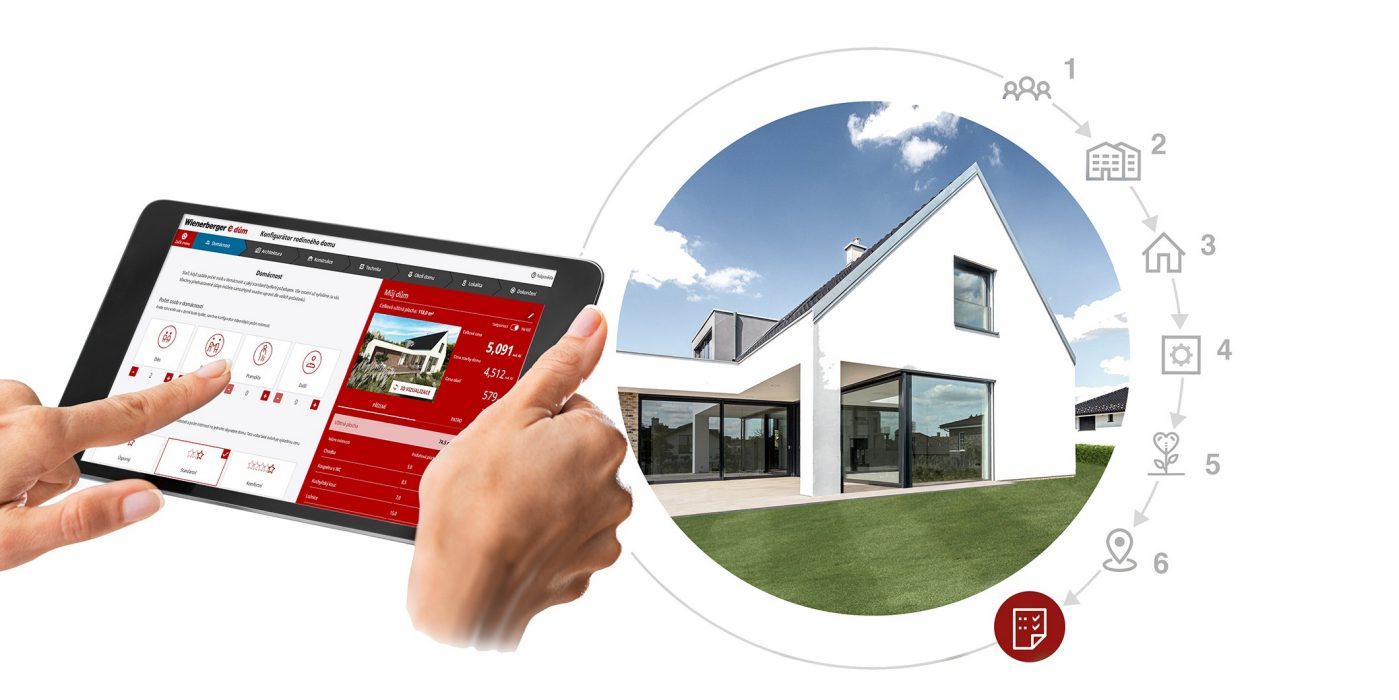 Konfigurátor domu - menší grafika bez textu | Wienerberger