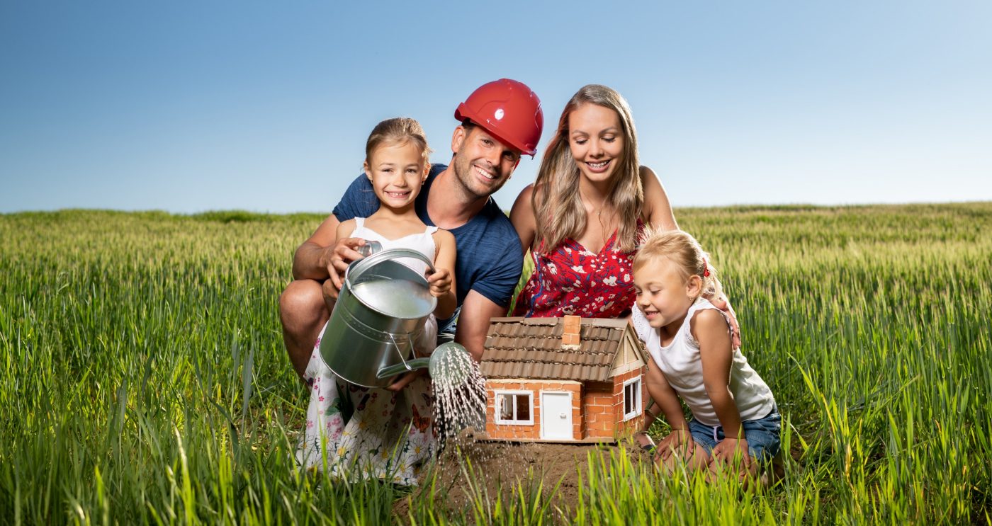 Fotografie lifestyle rodiny s dětmi | Wienerberger e4 dům