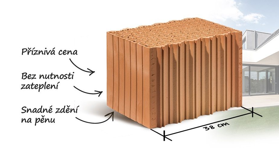 Novinka  Porotherm 38 EKO+ Profi
