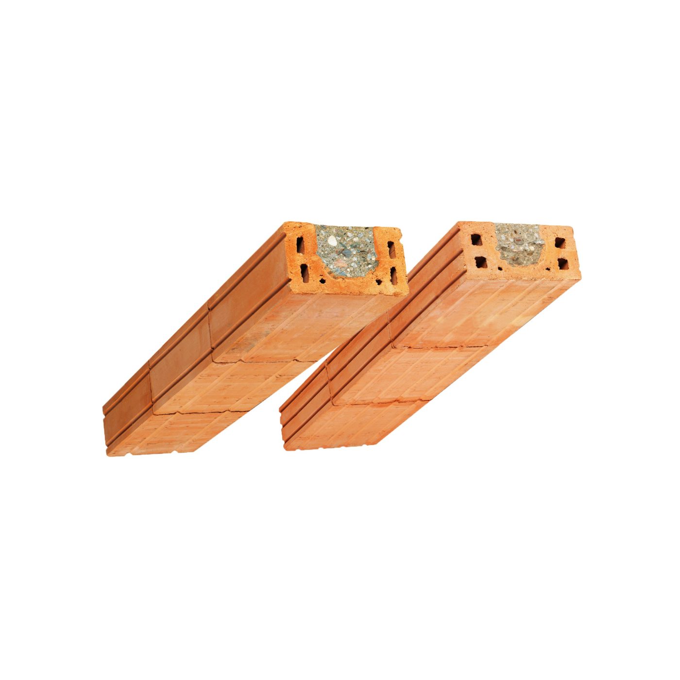 Set of Porotherm KP 11,5 and 14,5 - flat lintels