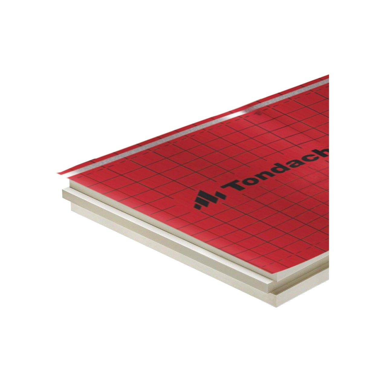 Tondach Thermo Comfort - tepelněizolační deska iRoof - Tvarově stálá tepelněizolační deska z polyuretanové pěny (PIR), oboustranně opatřena difúzně otevřeným rounem. Na vrchní straně je deska opatřena difúzní fólií DHV 3 se samolepícími okraji pro dokonalé napojení.
