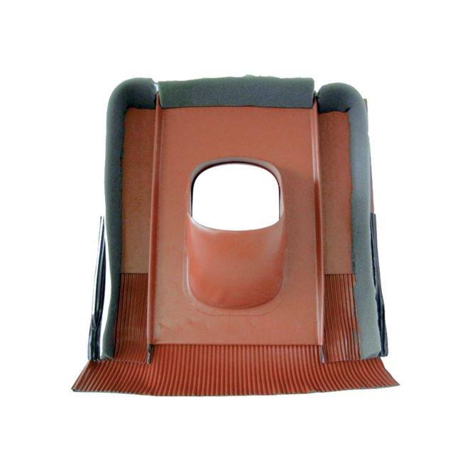 Fotografie produktu - Prostupová taška univerzální kovová engoba červená/měděná