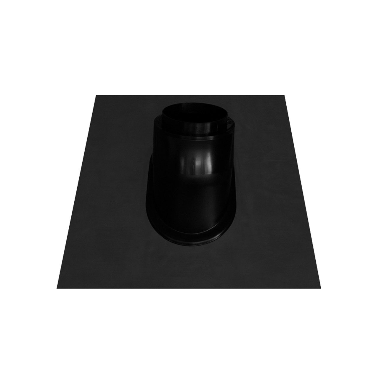 Fotografie produktu - Univerzální prostup odvětrání turbokotle Ø 125 mm černý