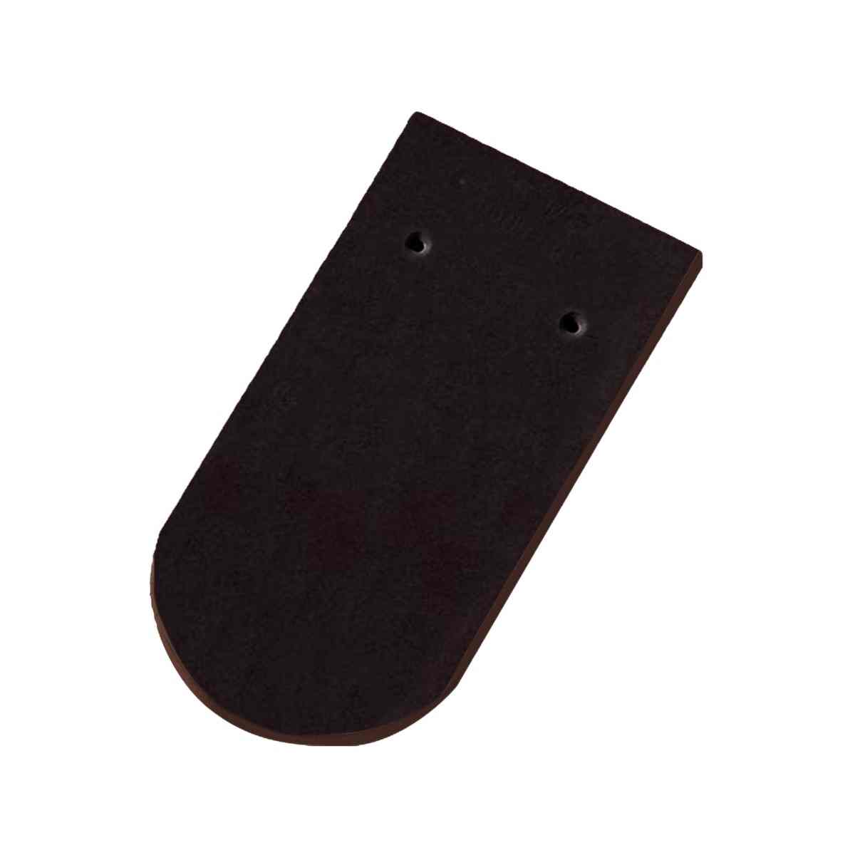 Tondach Bobrovka 14x28 - round cut engoba nero