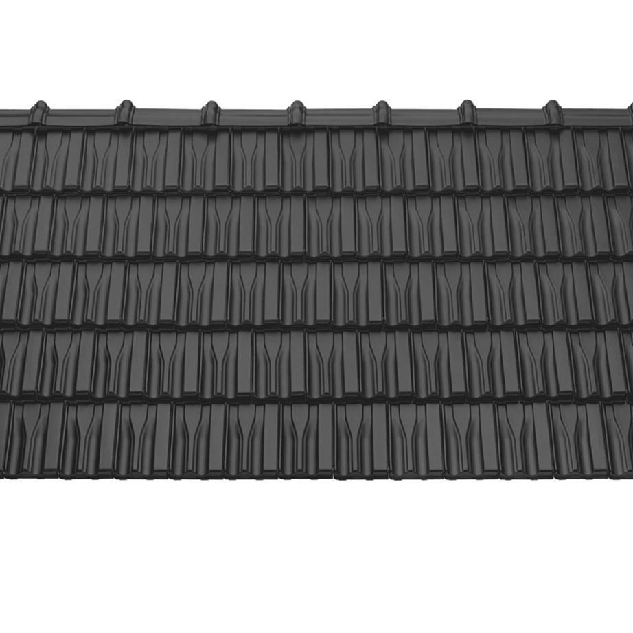 Střešní plocha Tondach Brněnka 14 engoba černá