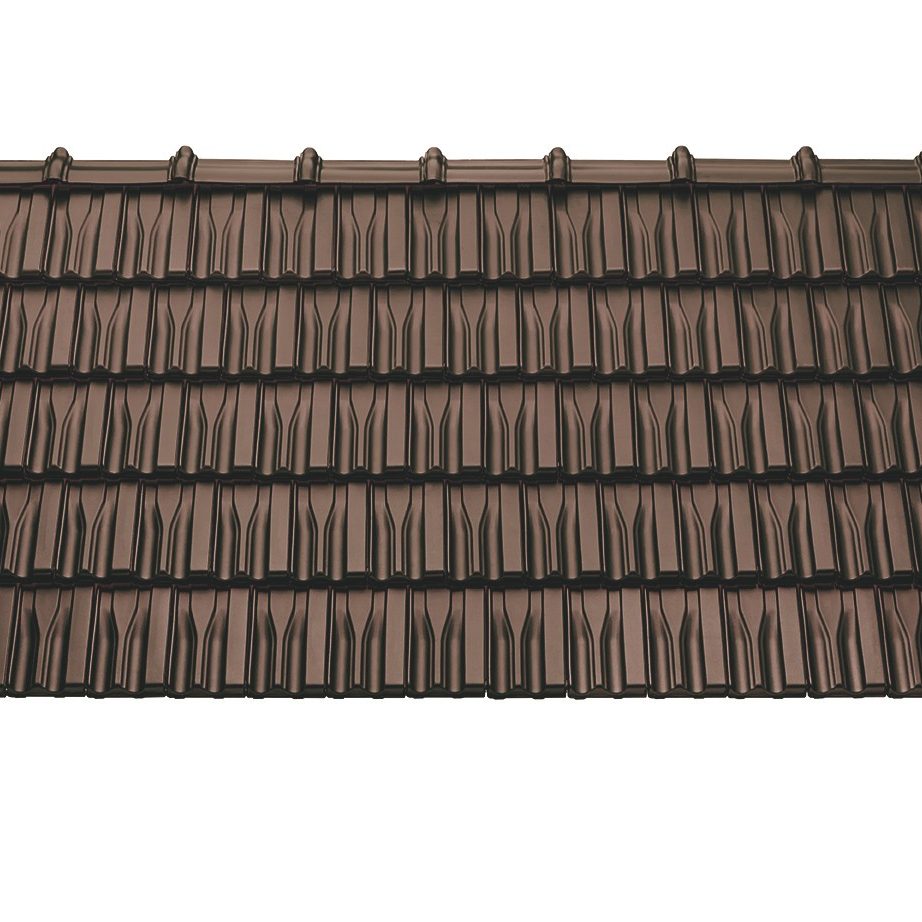 Střešní plocha Tondach Brněnka 14 engoba hnědá