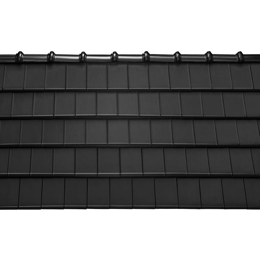 Střešní plocha Tondach Figaro 11 glazura Amadeus černá