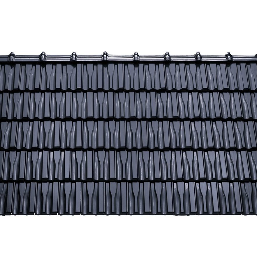 Střešní plocha Tondach Hranice 11 glazura Amadeus černá