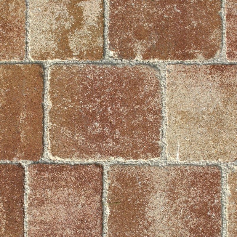 Barevný vzor Apia antica otloukaná, lávově červená melírovaná