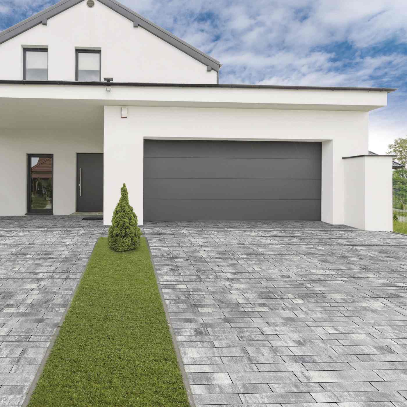 Foto realizace dlažba Asti kombi bíločerná