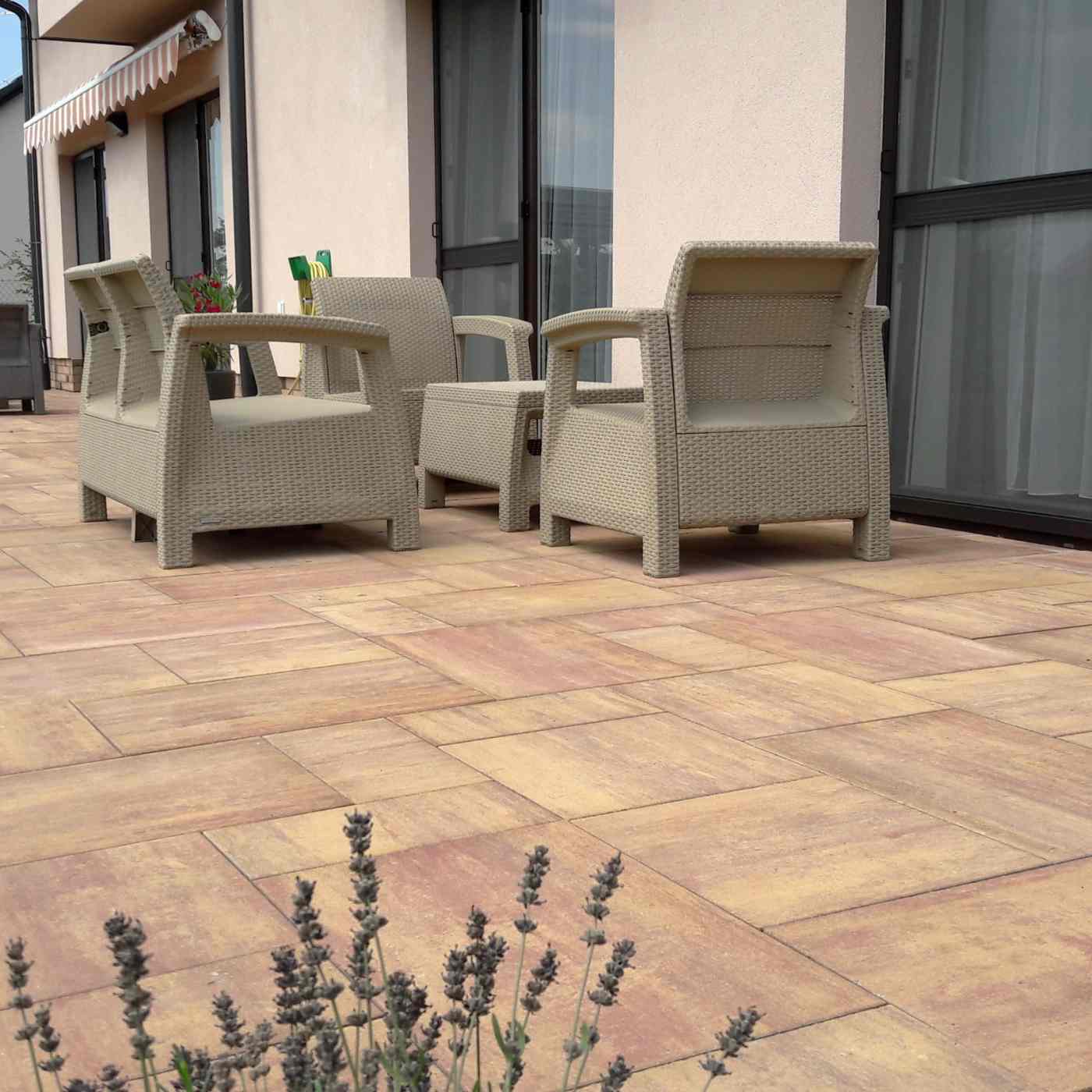 Foto realizace dlažba Citytop Grande kombi triomix podzim